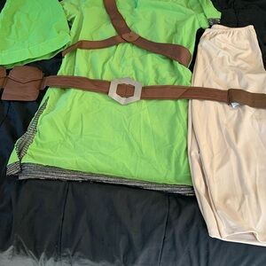 Nintendo legend of Zelda Link Green and Brown Costume Set